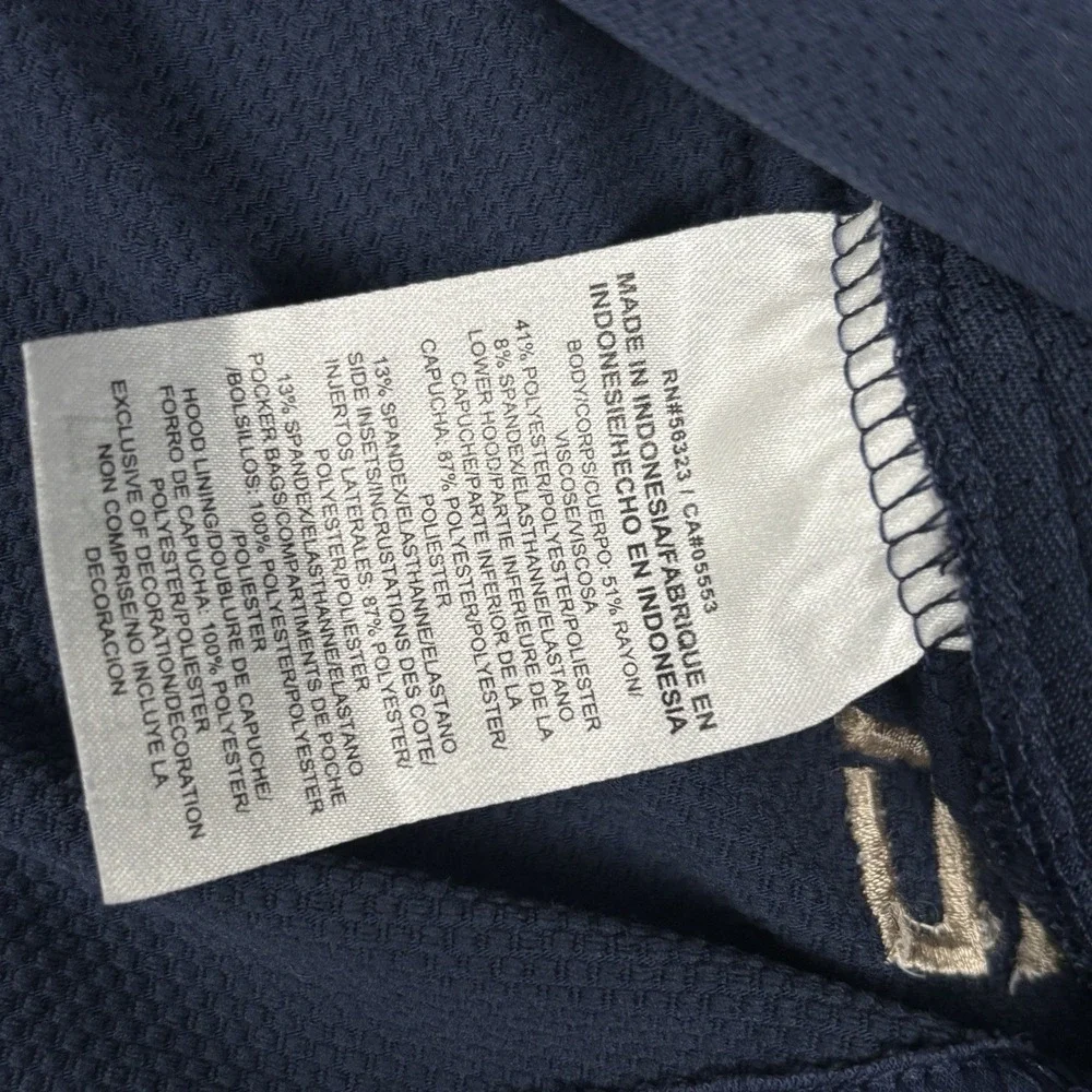 Villanova Wildcats Hoodie Womens Xs Blue NCAA Basketball Nike Dri Fit Full Zip - Picture 9 of 9